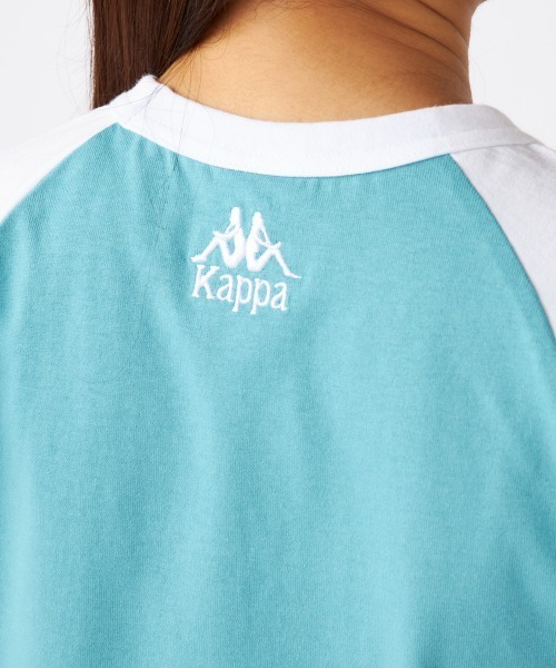Kappa(カッパ)の「ラグラン ミニTシャツ(Tシャツ/カットソー・レディース・ブラック/ライトブルー/ホワイト・LARGE/MEDIUM)」の7枚目の写真