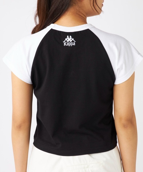 Kappa(カッパ)の「ラグラン ミニTシャツ(Tシャツ/カットソー・レディース・ブラック/ライトブルー/ホワイト・LARGE/MEDIUM)」の11枚目の写真