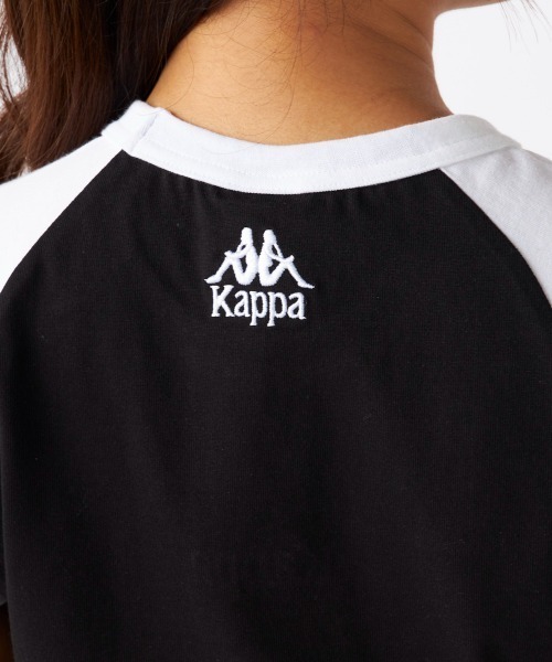 Kappa(カッパ)の「ラグラン ミニTシャツ(Tシャツ/カットソー・レディース・ブラック/ライトブルー/ホワイト・LARGE/MEDIUM)」の12枚目の写真