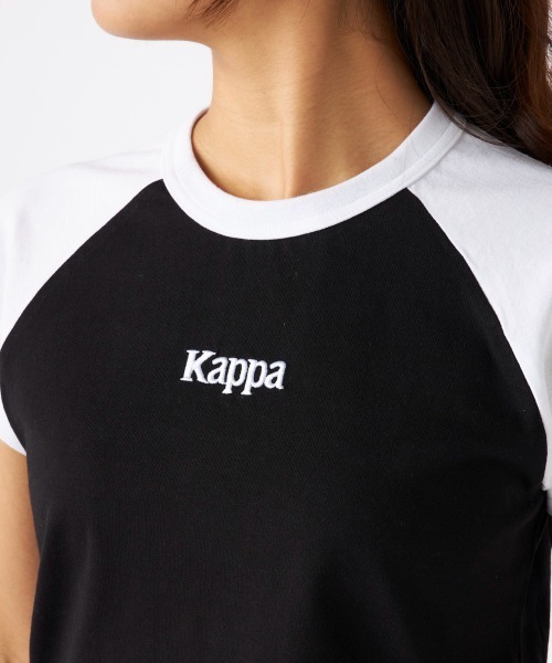 Kappa(カッパ)の「ラグラン ミニTシャツ(Tシャツ/カットソー・レディース・ブラック/ライトブルー/ホワイト・LARGE/MEDIUM)」の13枚目の写真