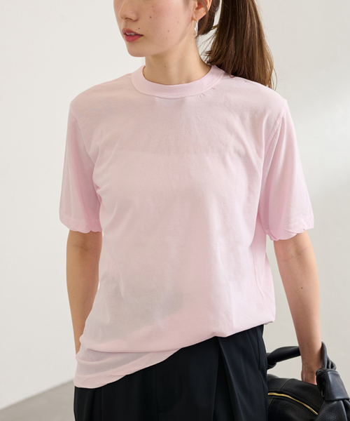 ATON/エイトン FRESCA SINGLE JERSEY STANDARD Tシャツ（Tシャツ
