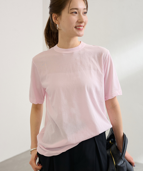 ATON/エイトン FRESCA SINGLE JERSEY STANDARD Tシャツ（Tシャツ