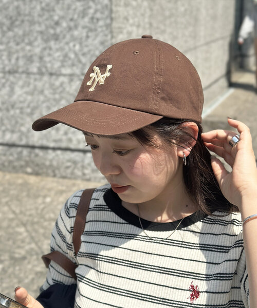 CPCM（シーピーシーエム）の「【Negro League】ベースボールキャップ（キャップ・レディース・アイボリー/ネイビー/ブラウン・FREE）」の3枚目の写真