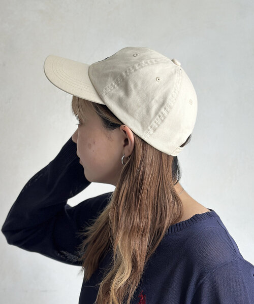 CPCM（シーピーシーエム）の「【Negro League】ベースボールキャップ（キャップ・レディース・アイボリー/ネイビー/ブラウン・FREE）」の4枚目の写真