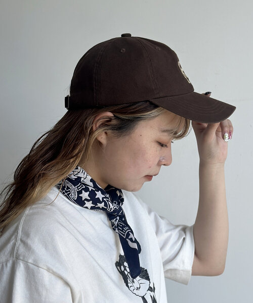 CPCM（シーピーシーエム）の「【Negro League】ベースボールキャップ（キャップ・レディース・アイボリー/ネイビー/ブラウン・FREE）」の14枚目の写真