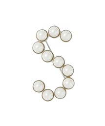 ROSE BUD（ローズバッド）の「(Sea’ds mara)Alphabet brooch S（ブローチ/コサージュ）」
