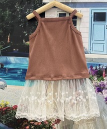 aimoha(アイモハ)の【aimoha-KIDS-】裾レースキャミソール(キャミソール)