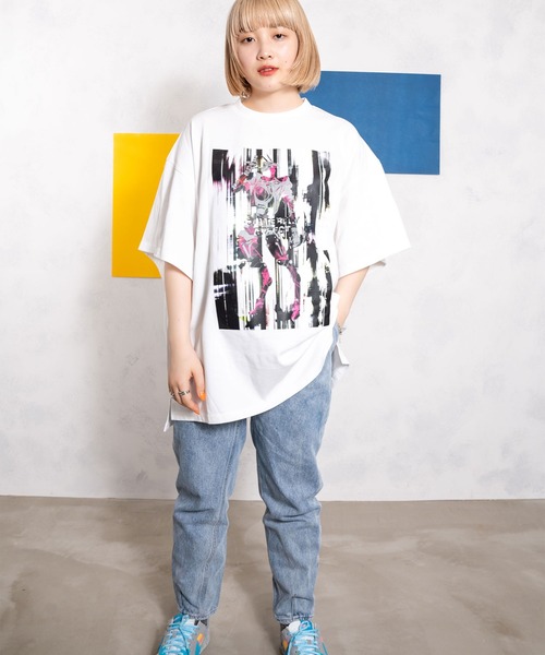 INTERPLAY(インタープレイ)の「【INTERPLAY x Toru Kajioka】「butterfly effect」 S/S Tee(Tシャツ/カットソー・メンズ・ホワイト/チャコールグレー・FREE)」の13枚目の写真