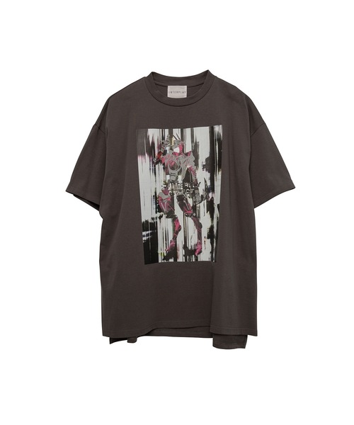 INTERPLAY(インタープレイ)の「【INTERPLAY x Toru Kajioka】「butterfly effect」 S/S Tee(Tシャツ/カットソー・メンズ・ホワイト/チャコールグレー・FREE)」の10枚目の写真