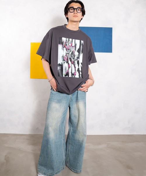 INTERPLAY(インタープレイ)の「【INTERPLAY x Toru Kajioka】「butterfly effect」 S/S Tee(Tシャツ/カットソー・メンズ・ホワイト/チャコールグレー・FREE)」の6枚目の写真