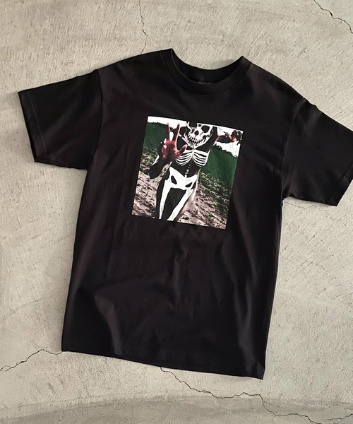 PLEASURES x Slipknot 限定コラボ スピット サーマル Tシャツ PLEASURES