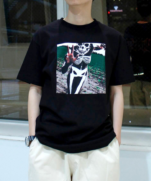 PLEASURES(プレジャー)の「PLEASURES × SlipKnot SKELETON S/S Tee(Tシャツ/カットソー・メンズ・ブラック・MEDIUM/LARGE)」の4枚目の写真