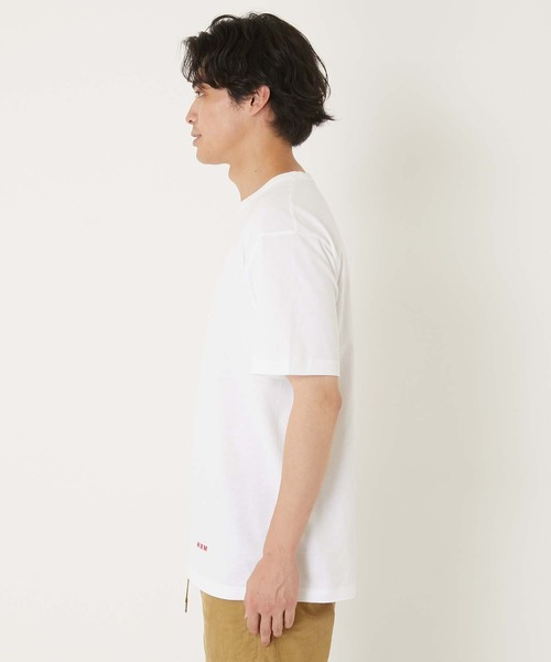 HOLLYWOOD RANCH MARKET(ハリウッドランチマーケット)の「Hanes x HRM ヘムプリント 2パック Tシャツ(Tシャツ/カットソー・メンズ・ホワイト/ブラック・X-LARGE/XX-LARGE/XXX-LARGE/LARGE)」の4枚目の写真