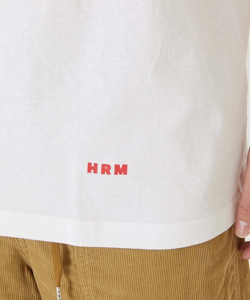 HOLLYWOOD RANCH MARKET(ハリウッドランチマーケット)の「Hanes x HRM ヘムプリント 2パック Tシャツ(Tシャツ/カットソー・メンズ・ホワイト/ブラック・X-LARGE/XX-LARGE/XXX-LARGE/LARGE)」の8枚目の写真