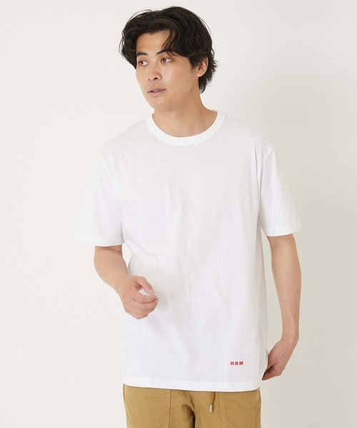 Hanes x HRM ヘムプリント 2パック Tシャツ（Tシャツ/カットソー