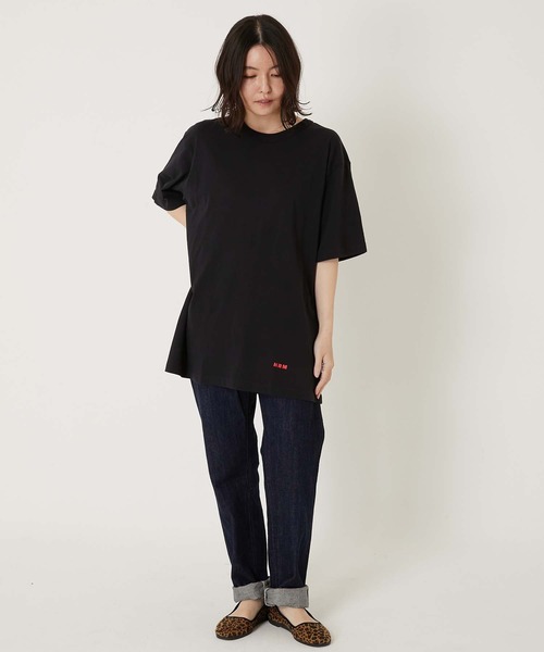 HOLLYWOOD RANCH MARKET(ハリウッドランチマーケット)の「Hanes x HRM ヘムプリント 2パック Tシャツ(Tシャツ/カットソー・メンズ・ホワイト/ブラック・X-LARGE/XX-LARGE/XXX-LARGE/LARGE)」の19枚目の写真