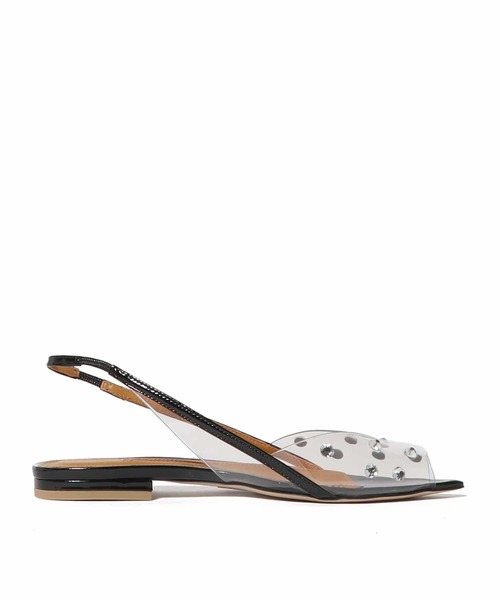 Pippichic（ピッピシック）の「PIPPICHIC / ANNA PVC DIAMOND パンプス（パンプス・レディース・ブラック・35.5/36/37）」の4枚目の写真