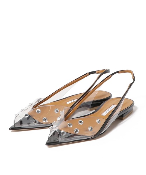 Pippichic（ピッピシック）の「PIPPICHIC / ANNA PVC DIAMOND パンプス（パンプス・レディース・ブラック・35.5/36/37）」の7枚目の写真