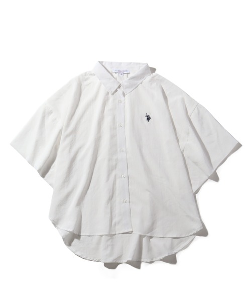 U.S. POLO ASSN.(ユーエスポロアッスン)の「【U.S. POLO ASSN./ユーエスポロアッスン】スパンローン ドルマンシャツ(シャツ/ブラウス・レディース・チャコールグレー/ホワイト/カーキ/ピンク・M/L)」の18枚目の写真