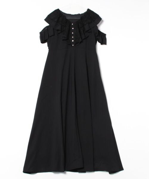 apres jour（アプレジュール）の「フリルレースアップワンピース