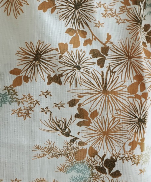 utatane（ウタタネ）の「浴衣ワンピース2点セット 男女兼用 ひよこ商店（浴衣・キッズ・ブルー系2/ベージュ系1/ホワイト系1/グレー系2/ホワイト系2/グレー系1/ブルー系3/ブルー系1・90cm/100cm/110cm/120cm/130cm）」の14枚目の写真