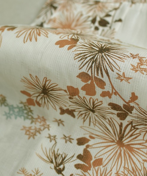 utatane（ウタタネ）の「浴衣ワンピース2点セット 男女兼用 ひよこ商店（浴衣・キッズ・ブルー系2/ベージュ系1/ホワイト系1/グレー系2/ホワイト系2/グレー系1/ブルー系3/ブルー系1・90cm/100cm/110cm/120cm/130cm）」の17枚目の写真