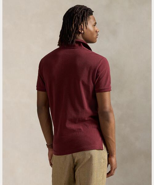 POLO RALPH LAUREN(ポロ ラルフ ローレン)の「カスタム スリム フィット ベア メッシュ ポロシャツ(ポロシャツ・メンズ・レッド・L/M/S/XL/XS/XXL)」の5枚目の写真