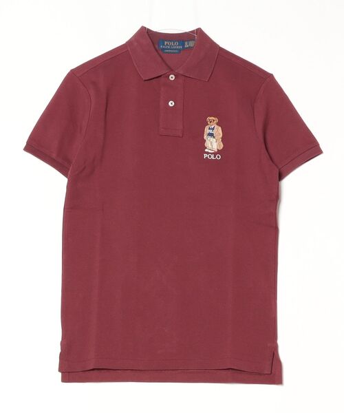 POLO RALPH LAUREN(ポロ ラルフ ローレン)の「カスタム スリム フィット ベア メッシュ ポロシャツ(ポロシャツ・メンズ・レッド・L/M/S/XL/XS/XXL)」の7枚目の写真