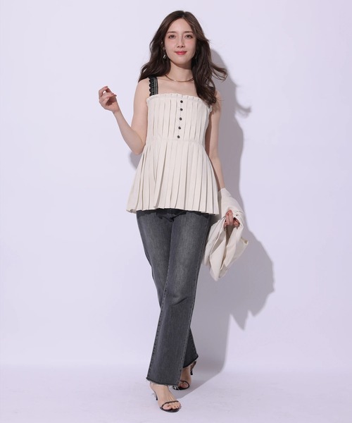 Apuweiser-riche(アプワイザーリッシェ)の「Healthy denim/ヘルシーデニム(その他パンツ・レディース・グレー・1/2/0)」の2枚目の写真