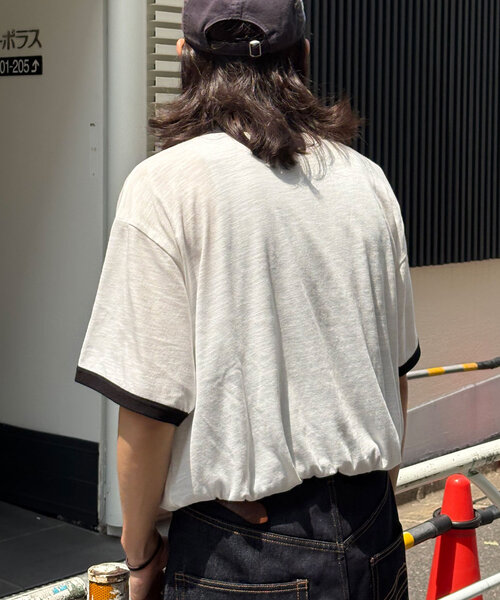 CIAOPANIC(チャオパニック)の「アソートプリントリンガーTシャツ(Tシャツ/カットソー・レディース・イエロー/ブラウン/ブラック・MEDIUM/LARGE)」の11枚目の写真