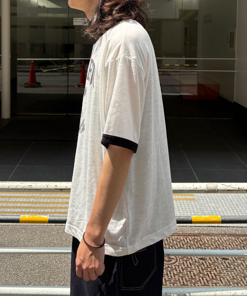 CIAOPANIC(チャオパニック)の「アソートプリントリンガーTシャツ(Tシャツ/カットソー・レディース・イエロー/ブラウン/ブラック・MEDIUM/LARGE)」の17枚目の写真