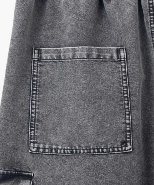 NAVY（ネイビー）の「NAVY デニムカーゴショーツ（カーゴパンツ・メンズ・グレー系/ブルー系・S/M/L/XL）」の19枚目の写真
