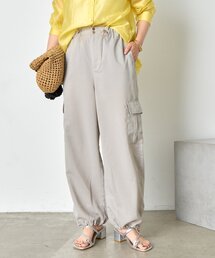 リネンライクパラシュートパンツ