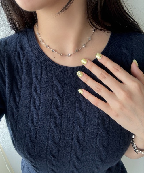 kutir(クティール)の「kutirlune/ミニスターモチーフ ネックレス(ネックレス・レディース・シルバー・FREE)」の4枚目の写真