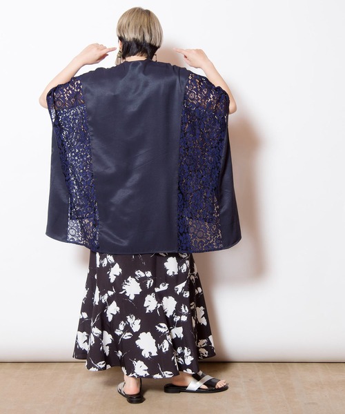 OSMOSIS（オズモーシス）の「切替ワイドブラウス（シャツ/ブラウス・レディース・ホワイト/ブラック/ネイビー・ONE SIZE）」の18枚目の写真