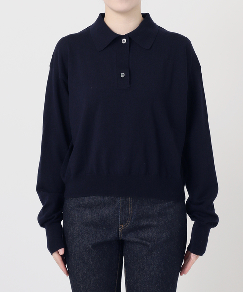 journal standard L'essage（ジャーナルスタンダードレサージュ）の「Washable/victria襟付プルオーバー（ニット/セーター・レディース・ベージュ/ネイビー/チャコールグレー・FREE）」の15枚目の写真