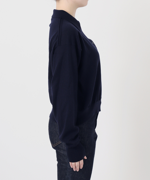 journal standard L'essage（ジャーナルスタンダードレサージュ）の「Washable/victria襟付プルオーバー（ニット/セーター・レディース・ベージュ/ネイビー/チャコールグレー・FREE）」の9枚目の写真