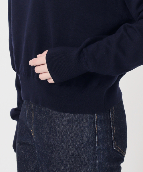 journal standard L'essage（ジャーナルスタンダードレサージュ）の「Washable/victria襟付プルオーバー（ニット/セーター・レディース・ベージュ/ネイビー/チャコールグレー・FREE）」の7枚目の写真