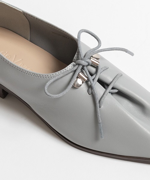 RANDA（ランダ）の「サステナブル 晴雨兼用 フロントタックシューズ（モカシン/デッキシューズ・レディース・ブルー/ブラック・LL/M/S/L）」の13枚目の写真