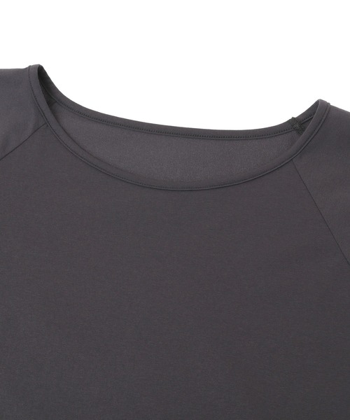Julier Yoga and Relax(ジュリエヨガアンドリラックス)の「Julier (定番)ライトプライムハーフスリーブプルオーバー(Tシャツ/カットソー・レディース・ホワイト/ミント/チャコール・FREE)」の19枚目の写真