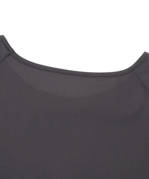 Julier Yoga and Relax(ジュリエヨガアンドリラックス)の「Julier (定番)ライトプライムハーフスリーブプルオーバー(Tシャツ/カットソー・レディース・ホワイト/ミント/チャコール・FREE)」の20枚目の写真