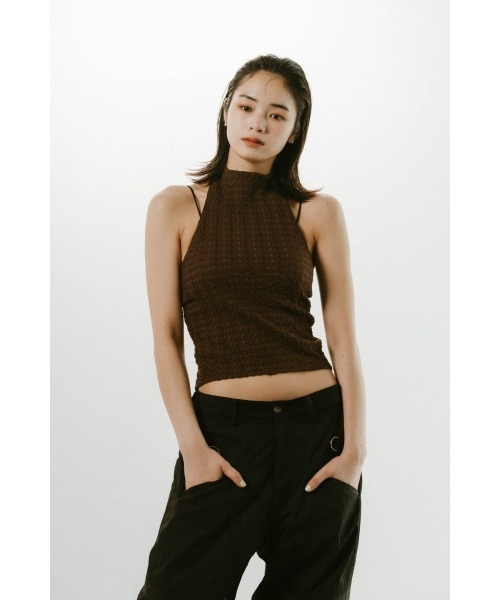 knuth marf トップス Knuth Marf - layered sheer tops / レイヤードシアートップス