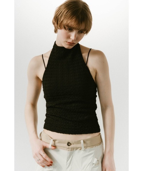 Knuth Marf(クヌースマーフ)の「halter neck tops(その他トップス・レディース・ブラウン/ミント/ブラック・FREE)」の5枚目の写真