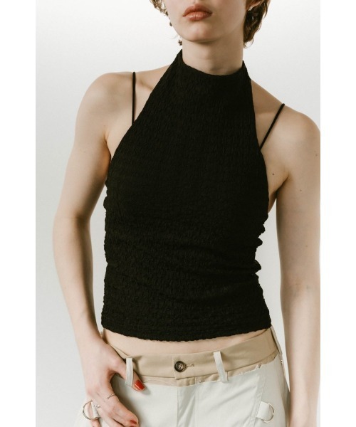 Knuth Marf(クヌースマーフ)の「halter neck tops(その他トップス・レディース・ブラウン/ミント/ブラック・FREE)」の9枚目の写真