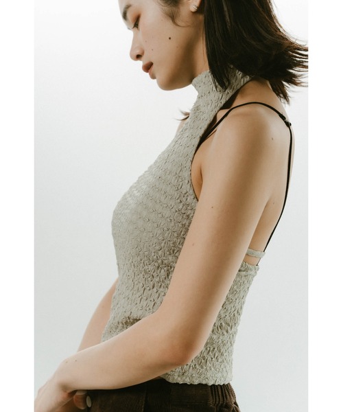 Knuth Marf(クヌースマーフ)の「halter neck tops(その他トップス・レディース・ブラウン/ミント/ブラック・FREE)」の11枚目の写真