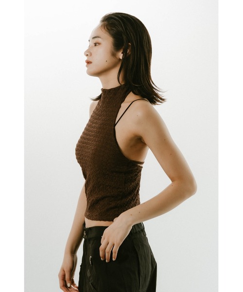Knuth Marf(クヌースマーフ)の「halter neck tops(その他トップス・レディース・ブラウン/ミント/ブラック・FREE)」の15枚目の写真