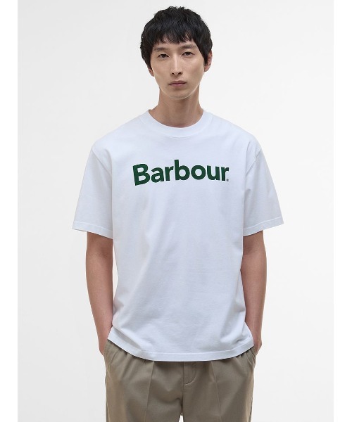 Barbour(バブアー)の「Pensford フロントロゴ Tシャツ(Tシャツ/カットソー・メンズ・ブラック/ライトブルー/ホワイト・36/38/40/42/34)」の2枚目の写真