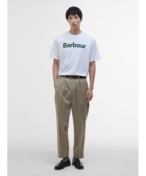 Barbour(バブアー)の「Pensford フロントロゴ Tシャツ(Tシャツ/カットソー・メンズ・ブラック/ライトブルー/ホワイト・36/38/40/42/34)」の4枚目の写真