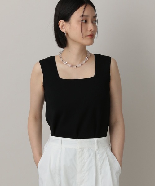 超美品！Atelier GG パイナップルタンクトップ①　サイズ2ハーフ① DOUBLE SHOULDER TANK TOP-ダブルショルダータンクトップ-HYKE