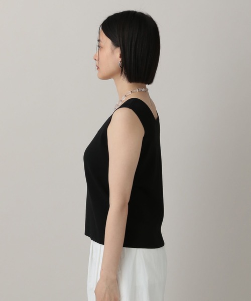 A part by（アパートバイ）の「FROZZEE2WAYタンクトップ（タンクトップ・レディース・ブラウン/ライトパープル/ブラック/アイボリー・FREE）」の14枚目の写真